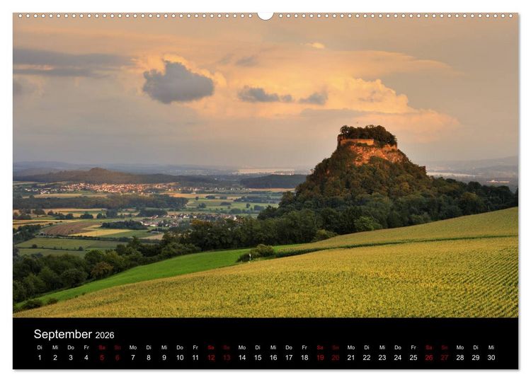 Produktbild: Der Hegau - Wanderparadies am westlichen Bodensee (Wandkalender 2026 DIN A2 quer), CALVENDO Monatskalender