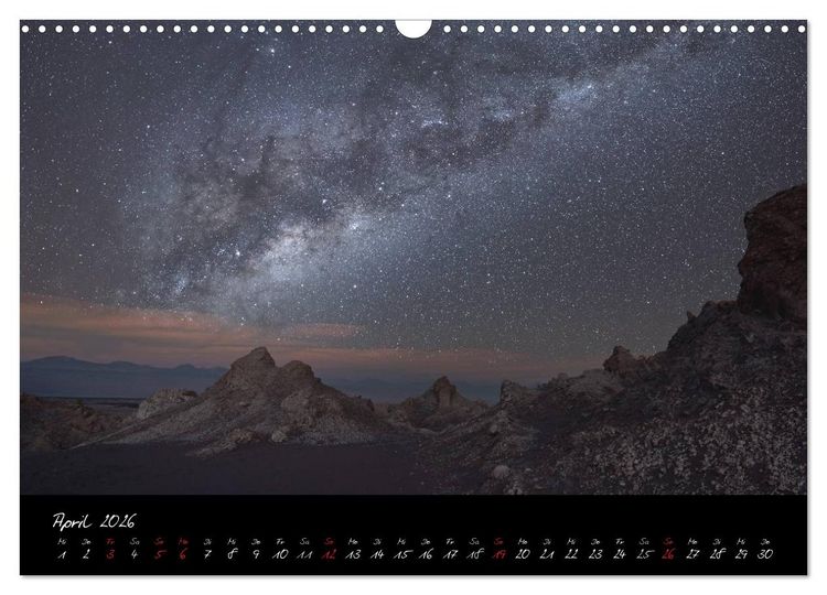 Produktbild: Faszination Milchstra&szlig;e - eine Reise zu den Nachtlandschaften unserer Erde (Wandkalender 2026 DIN A3 quer), CALVENDO Monatskalender
