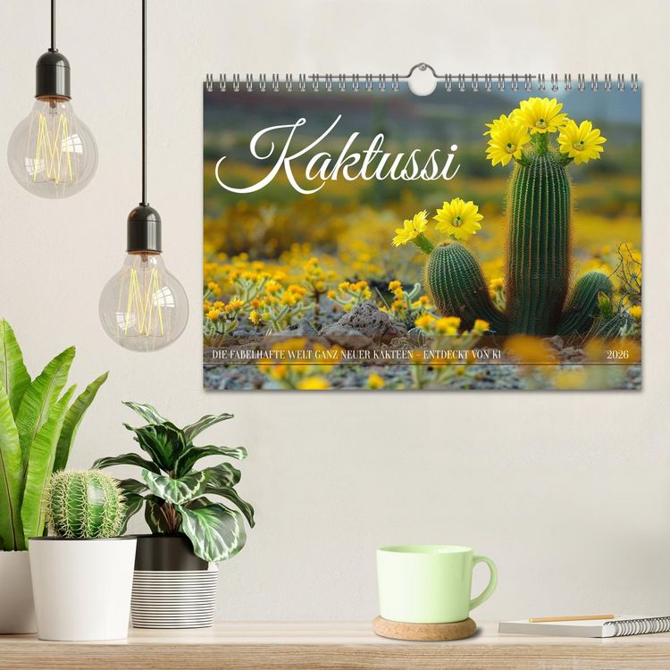 Produktbild: Kaktussi (Wandkalender 2026 DIN A4 quer), CALVENDO Monatskalender