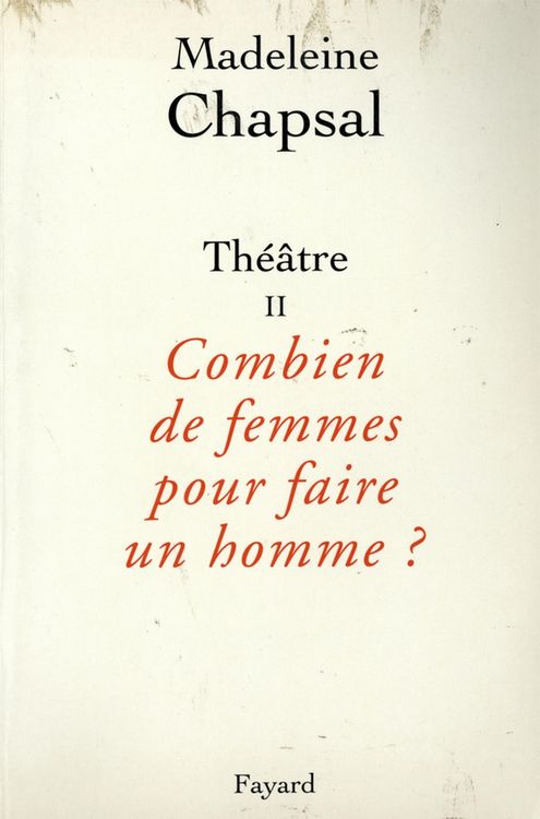 Produktbild: Th&eacute;&acirc;tre II Combien de femmes pour faire un homme ?
