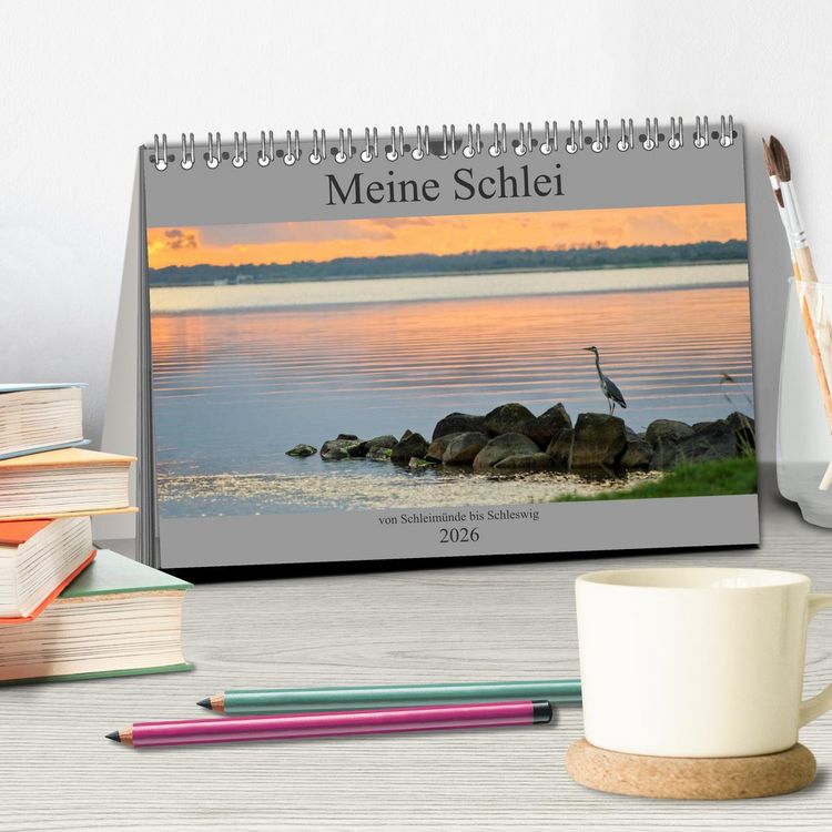 Produktbild: Meine Schlei 2026 (Tischkalender 2026 DIN A5 quer), CALVENDO Monatskalender