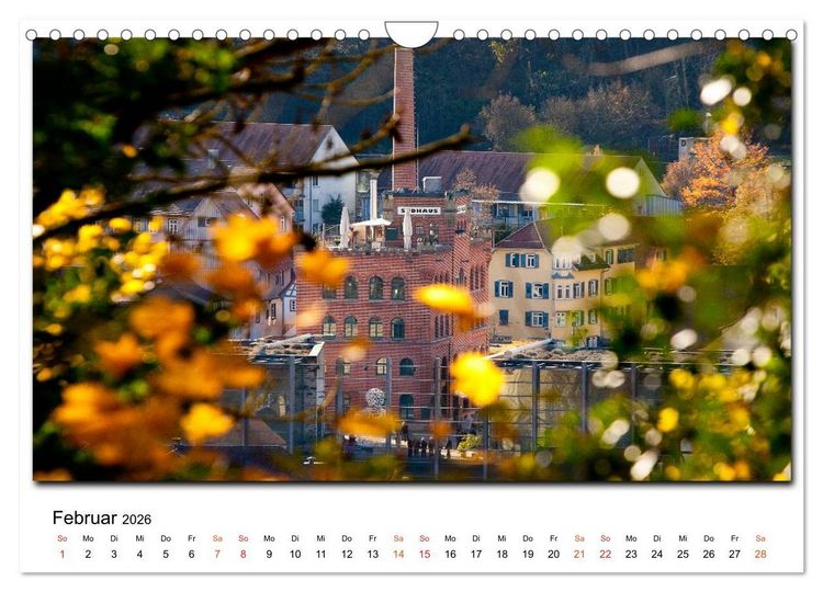 Produktbild: Aus der Ferne: Schw&auml;bisch Hall 2026 (Wandkalender 2026 DIN A4 quer), CALVENDO Monatskalender