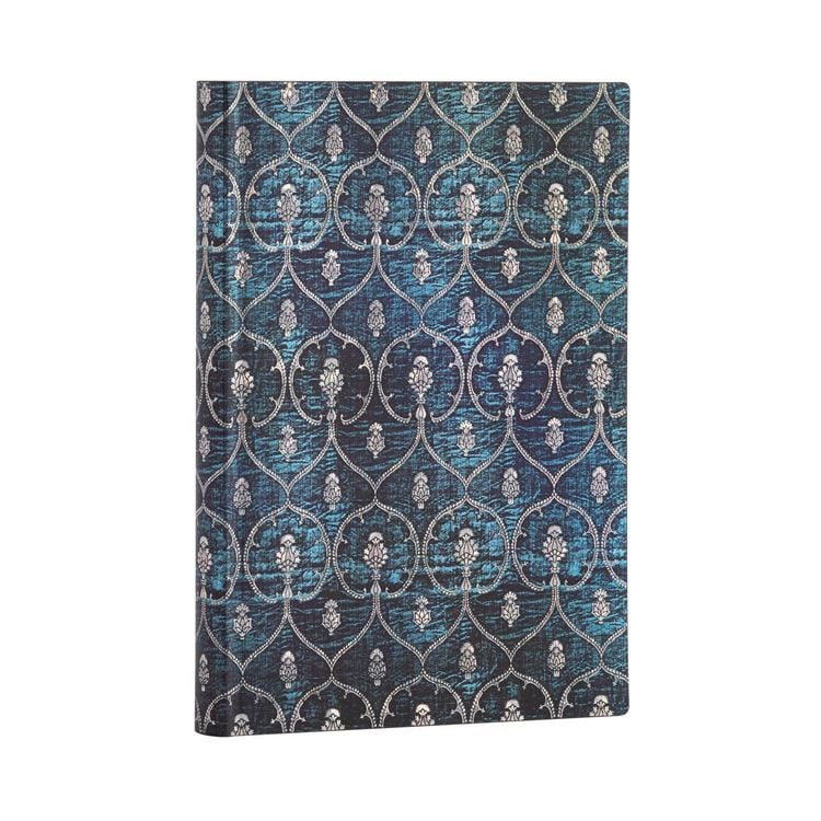 Produktbild: Softcover Notizbuch Samtblau, Midi, Liniert