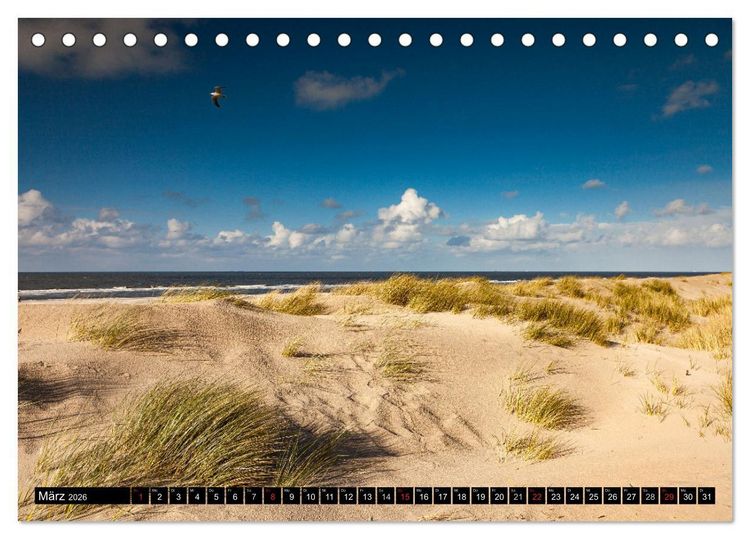Produktbild: Insel Spiekeroog (Tischkalender 2026 DIN A5 quer), CALVENDO Monatskalender