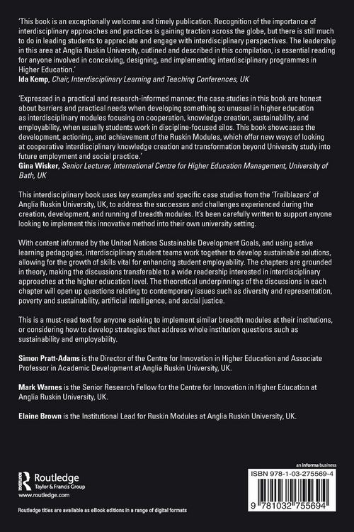 Produktbild: Introducing Interdisciplinary Modules in Higher Education