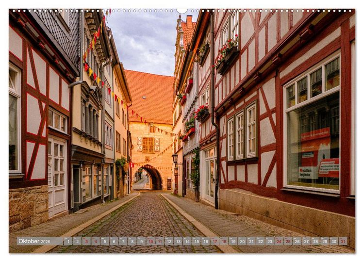 Produktbild: Ein Blick auf M&uuml;hlhausen in Th&uuml;ringen (Wandkalender 2026 DIN A2 quer), CALVENDO Monatskalender