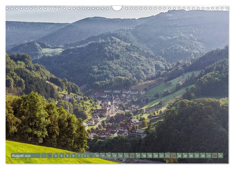 Produktbild: Die Jahreszeiten im Nordschwarzwald (Wandkalender 2026 DIN A3 quer), CALVENDO Monatskalender