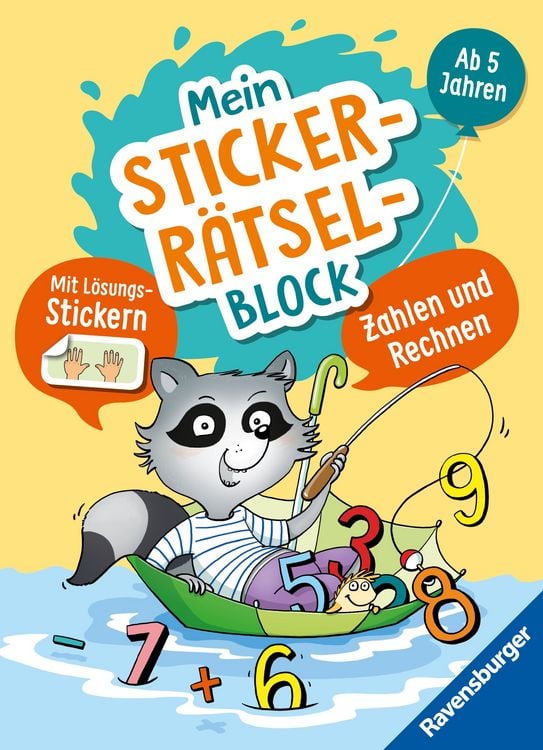 Produktbild: Mein Stickerr&auml;tselblock: Zahlen und Rechnen