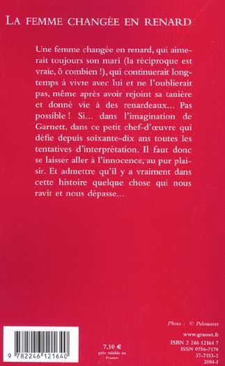 Produktbild: La femme chang&eacute;e en renard