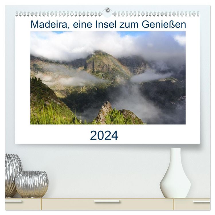 Produktbild: Madeira, eine Insel zum Genie&szlig;en (hochwertiger Premium Wandkalender 2026 DIN A2 quer), Kunstdruck in Hochglanz
