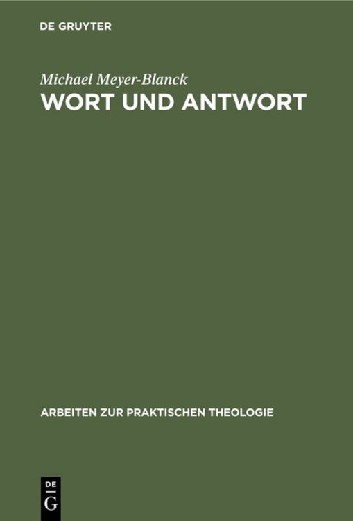 Produktbild: Wort und Antwort