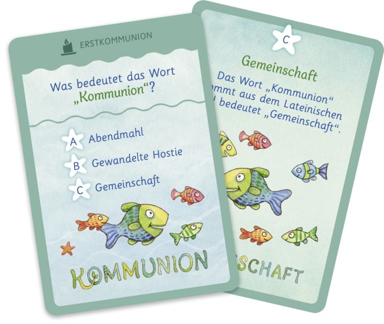 Produktbild: Der Wunschfisch. 50 x Spiel- und R&auml;tselspa&szlig; zur Erstkommunion