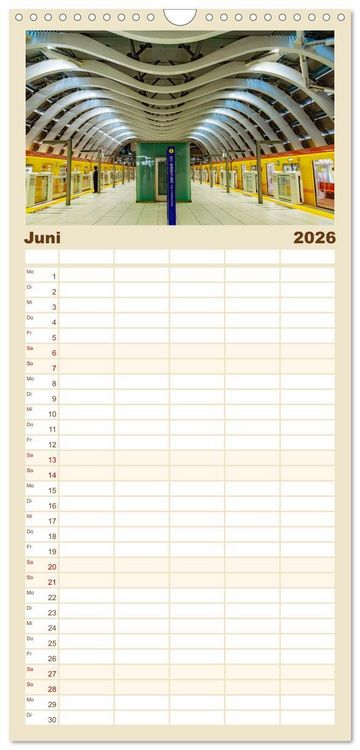 Produktbild: Familienplaner 2026 - Tokio - Tradition und Moderne mit 5 Spalten (Wandkalender, 21 x 45 cm) CALVENDO