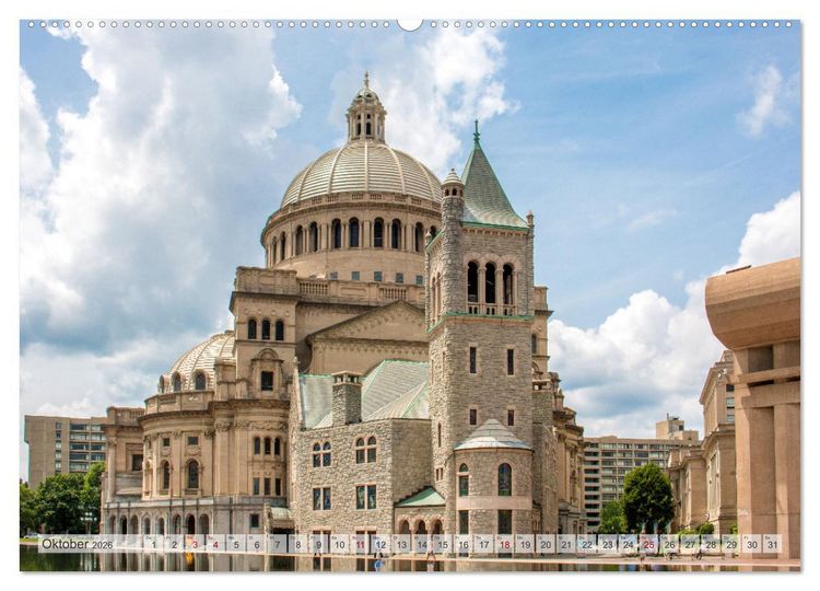 Produktbild: Boston - Impressionen (Wandkalender 2026 DIN A2 quer), CALVENDO Monatskalender
