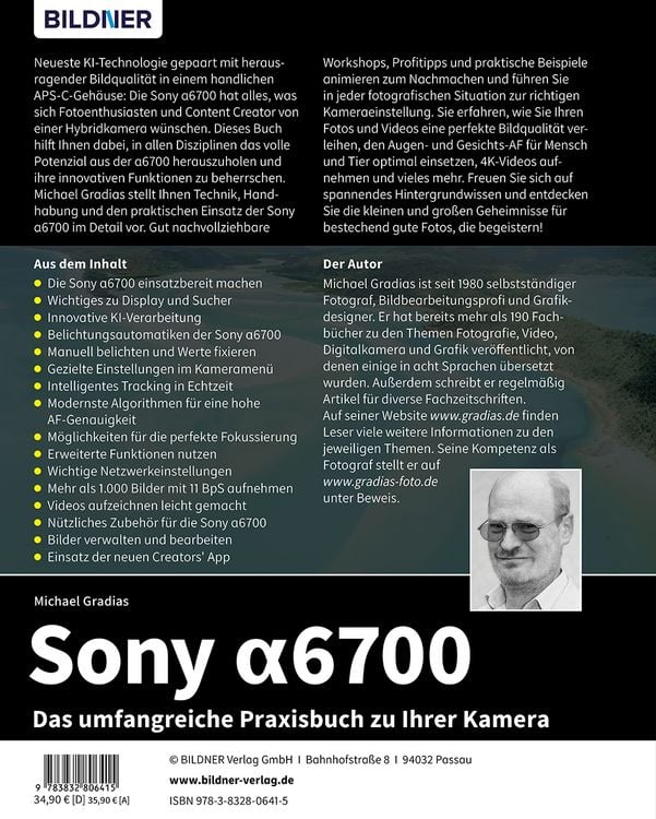 Produktbild: Sony alpha 6700: Das umfangreiche Praxisbuch zu Ihrer Kamera