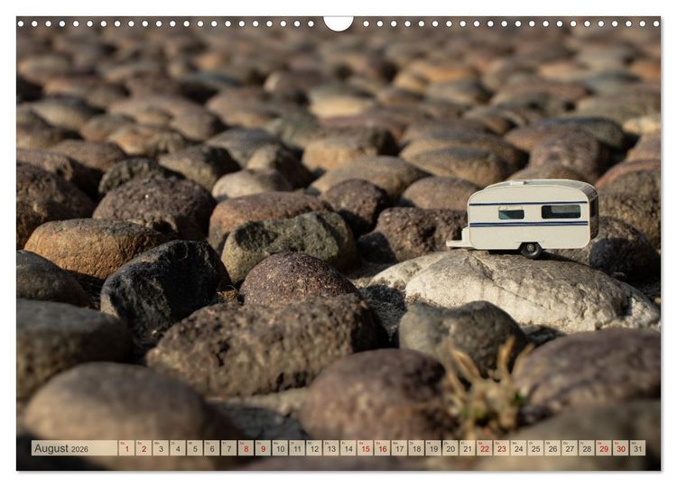 Produktbild: Miniature Caravaning: Gro&szlig;es Abenteuer mit kleinem Camper (Wandkalender 2026 DIN A3 quer), CALVENDO Monatskalender