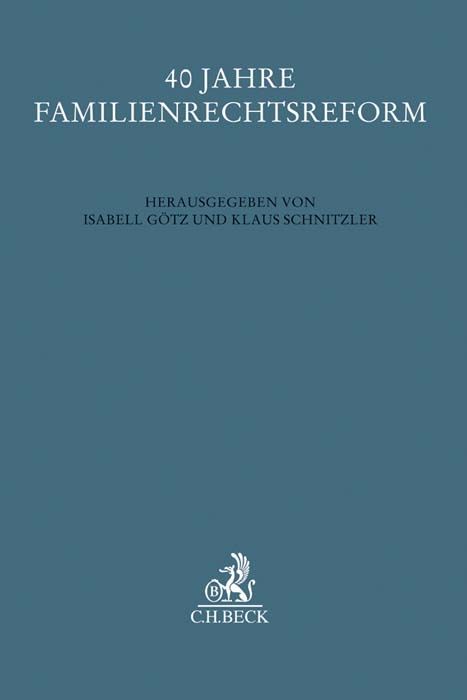 Produktbild: 40 Jahre Familienrechtsreform