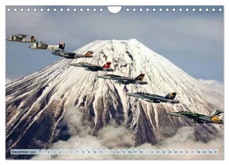 Produktbild: Flugschau - frei sein (Wandkalender 2026 DIN A4 quer), CALVENDO Monatskalender