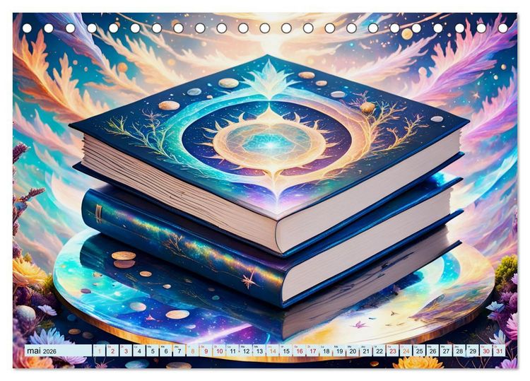Produktbild: Univers magique (Calendrier de bureau 2026 DIN A5 vertical), CALVENDO calendrier mensuel
