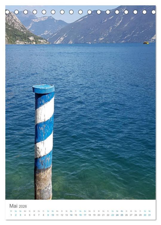 Produktbild: Eine zauberhafte Reise um den Gardasee (Tischkalender 2026 DIN A5 hoch), CALVENDO Monatskalender