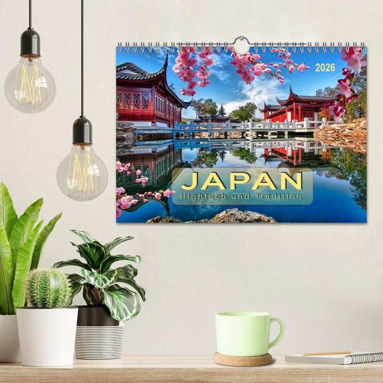 Produktbild: Japan - Hightech und Tradition (Wandkalender 2026 DIN A4 quer), CALVENDO Monatskalender