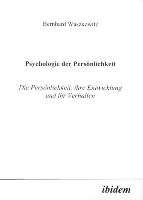 Produktbild: Psychologie der Pers&ouml;nlichkeit, m. CD-ROM