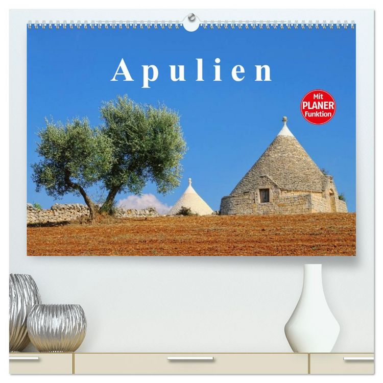 Produktbild: Apulien (hochwertiger Premium Wandkalender 2026 DIN A2 quer), Kunstdruck in Hochglanz
