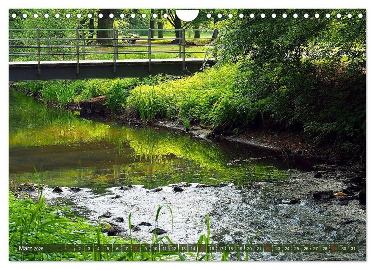 Produktbild: Impressionen - G&uuml;tersloh entlang der Dalke (Wandkalender 2026 DIN A4 quer), CALVENDO Monatskalender