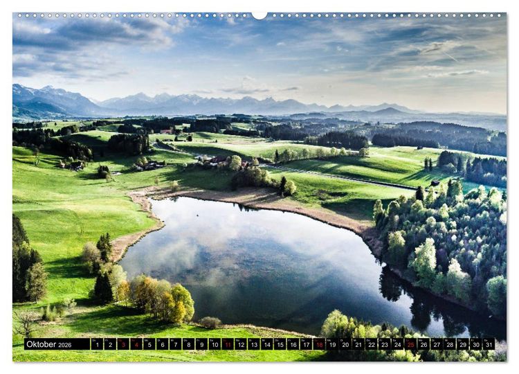 Produktbild: Alpen und Seen (Wandkalender 2026 DIN A2 quer), CALVENDO Monatskalender