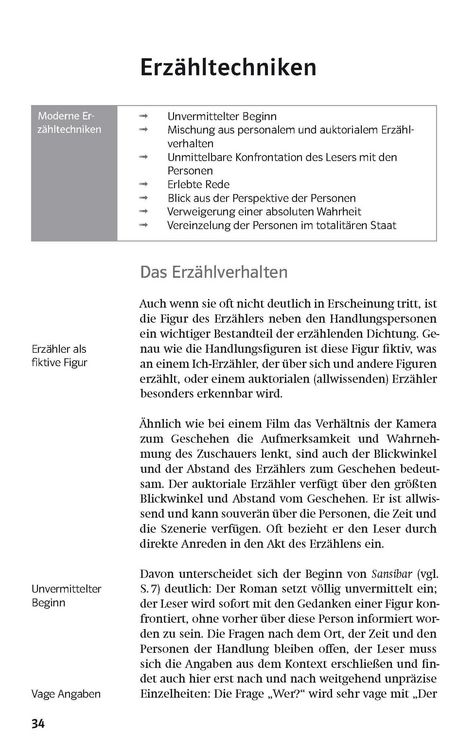 Produktbild: Klett Lekt&uuml;rehilfen Alfred Andersch, Sansibar oder der letzte Grund