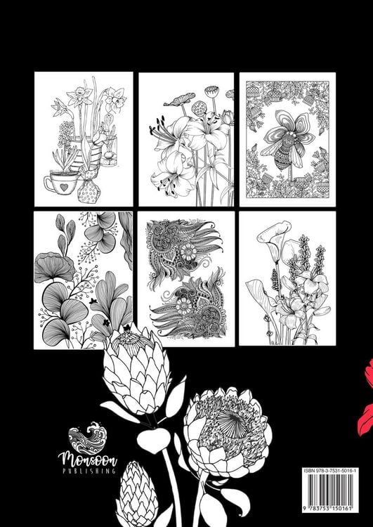 Produktbild: Blumen Malbuch f&uuml;r Erwachsene