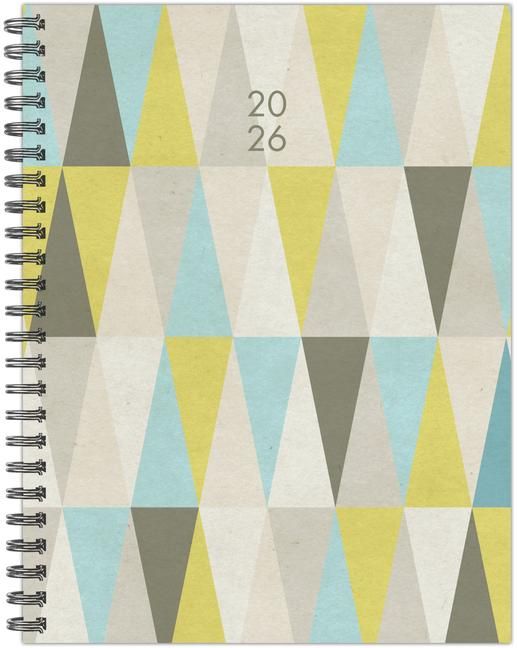 Produktbild: Geometric Gray 2026 6.5 X 8.5 Weekly Monthly Softcover Planner