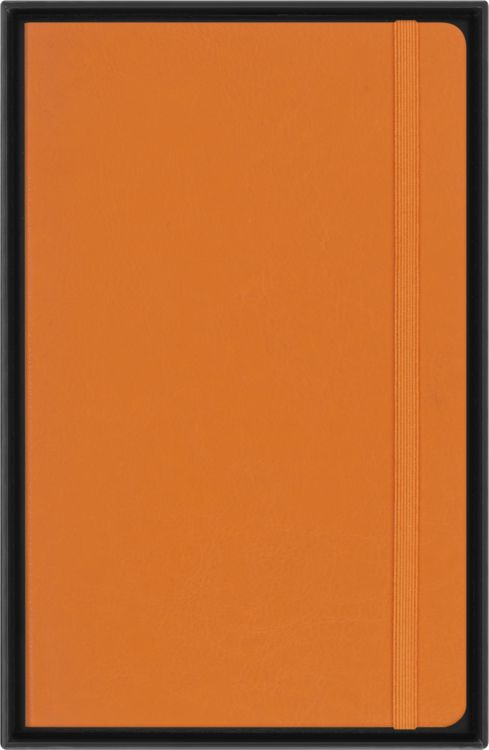 Produktbild: Moleskine Vegea Capri Notizbuch Large/A5 liniert weicher Einband orange in Box