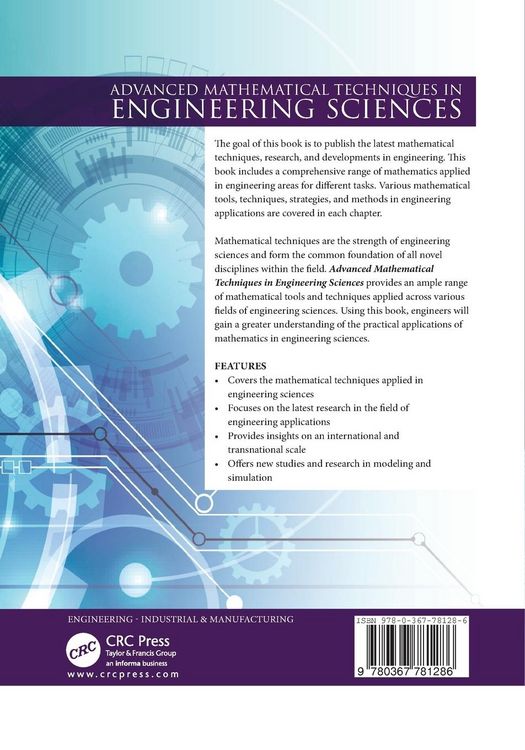 Produktbild: Advanced Mathematical Techniques in Engineering Sciences