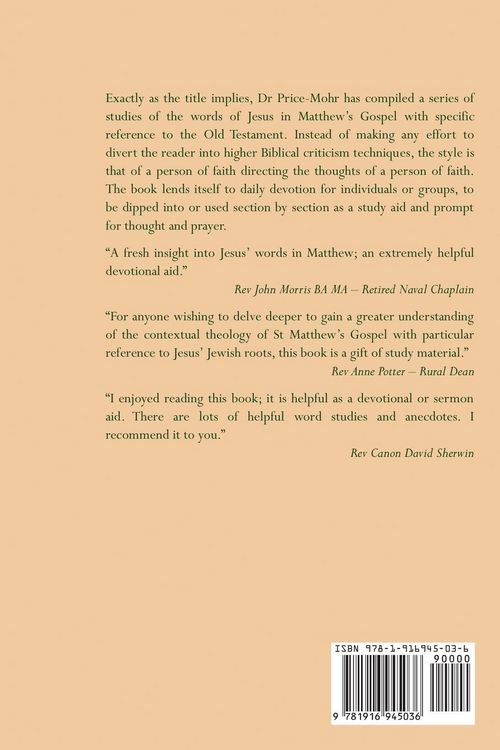 Produktbild: The words of Jesus as they are recorded in the Gospel of Matthew