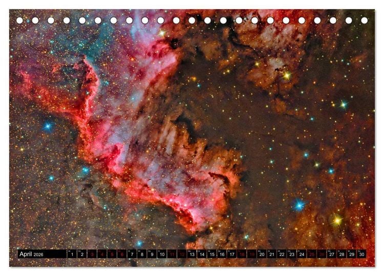 Produktbild: Nachthimmel (Tischkalender 2026 DIN A5 quer), CALVENDO Monatskalender