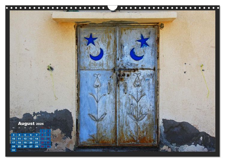 Produktbild: OMAN - Farbenfrohe orientalische T&uuml;ren (Wandkalender 2026 DIN A3 quer), CALVENDO Monatskalender