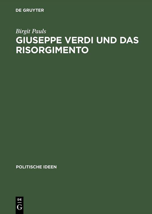 Produktbild: Giuseppe Verdi und das Risorgimento