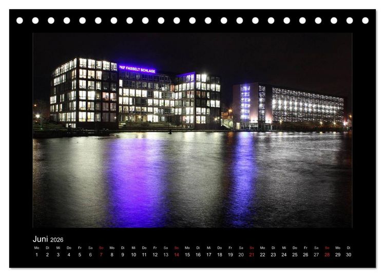Produktbild: Extraschicht im Ruhrgebiet - Nachts ist es nicht dunkel! (Tischkalender 2026 DIN A5 quer), CALVENDO Monatskalender