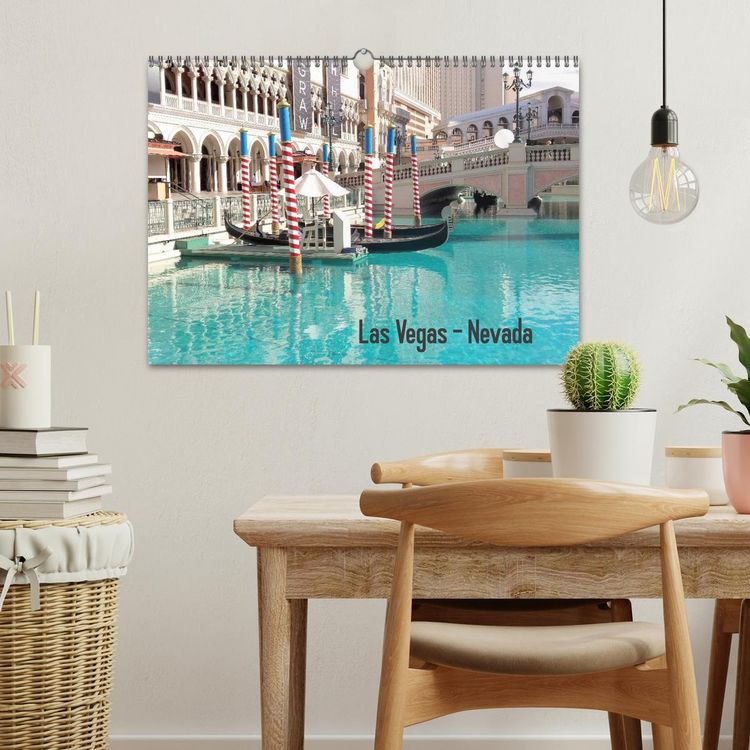 Produktbild: Las Vegas - Nevada (Wandkalender 2026 DIN A3 quer), CALVENDO Monatskalender