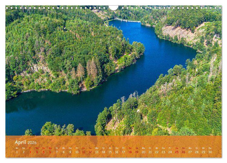 Produktbild: Talsperren der Wupper und ihrer Nebenfl&uuml;sse aus der Vogelperspektive (Wandkalender 2026 DIN A3 quer), CALVENDO Monatskalender