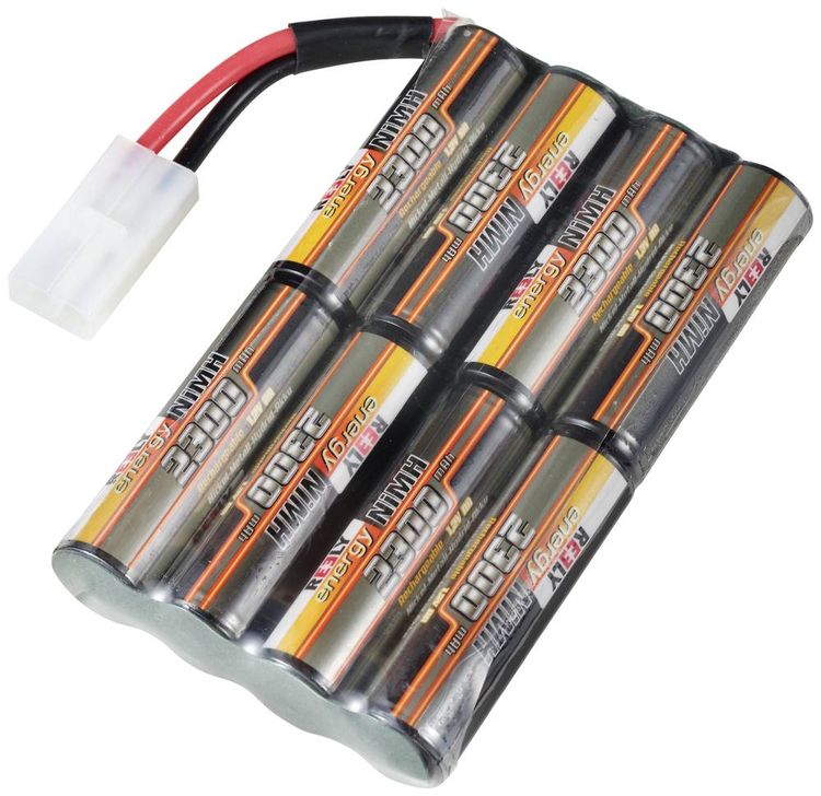 Produktbild: Reely Modellbau-Akkupack (NiMh) 9.6V 2300 mAh Zellen-Zahl: 8 Mignon (AA) Stick Tamiya-Stecker