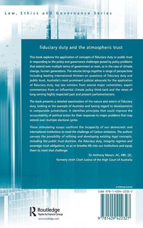 Produktbild: Fiduciary Duty and the Atmospheric Trust