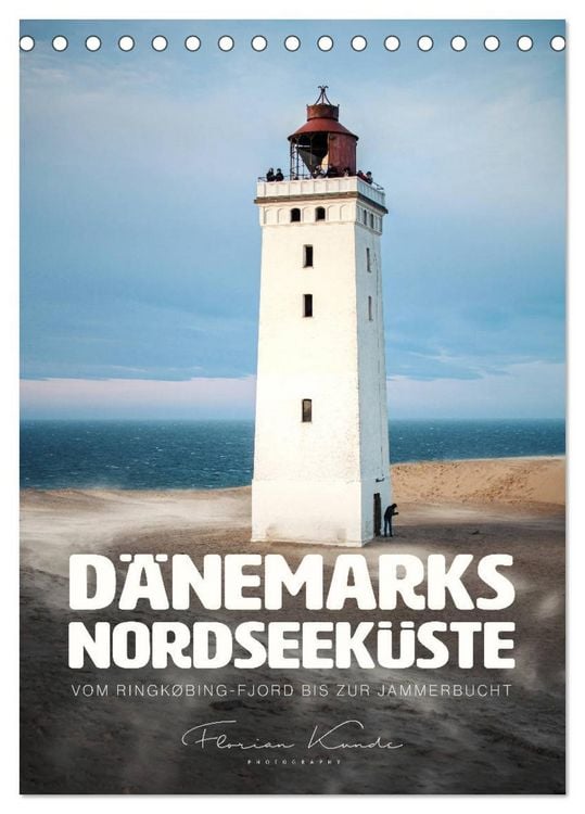 Produktbild: D&auml;nemarks Nordseek&uuml;ste - Vom Ringk&oslash;bing-Fjord bis zur Jammerbucht (Tischkalender 2026 DIN A5 hoch), CALVENDO Monatskalender
