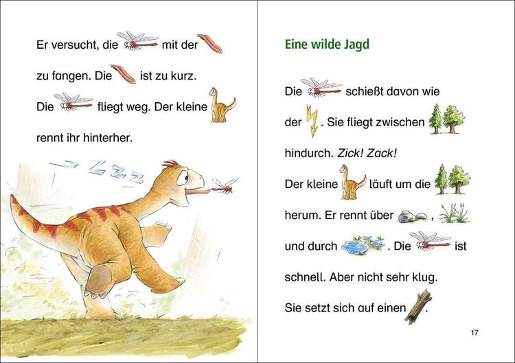 Produktbild: Lesenlernen in 3 Schritten - Die sch&ouml;nsten Dinogeschichten