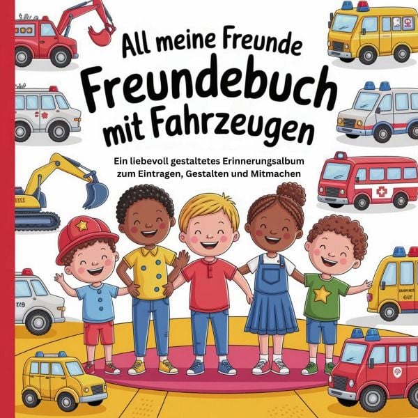 Produktbild: All meine Freunde Freundebuch mit Fahrzeugen