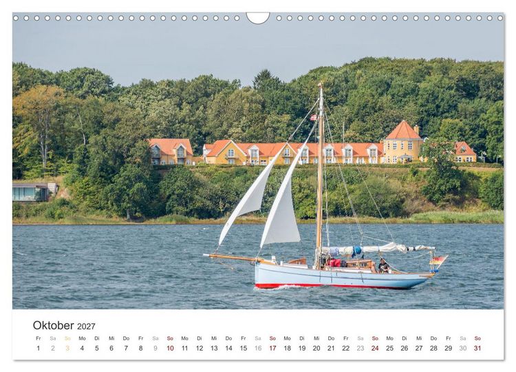 Produktbild: Flensburg maritim (Wandkalender 2027 DIN A3 quer), CALVENDO Monatskalender