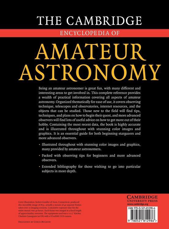 Produktbild: The Cambridge Encyclopedia of Amateur Astronomy