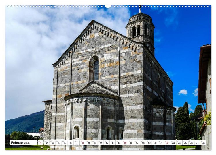 Produktbild: Bezaubernder Comer See (hochwertiger Premium Wandkalender 2026 DIN A2 quer), Kunstdruck in Hochglanz