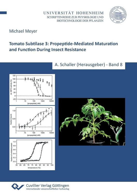 Produktbild: Tomato Subtilase 3: Propeptide-Mediated Maturation and Function During Insect Resistance (Band 8)